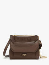 Sac � Main S Ninon Cuir Lancel Marron ninon A09221