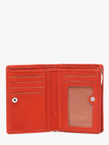 Porte-monnaie Ange Cuir Arthur & aston Orange ange 152-vue-porte