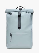 Rolltop Rucksack - Sac � Dos 1 Compartiment + Pc 14" Rains Bleu city 13320