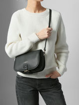 Cross Body Tas Grained Miniprix Zwart grained F7532-vue-porte