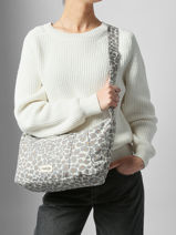 Sac Port� �paule Into The Wild Coton Rivedroite Gris into the wild MCHARINT-vue-porte