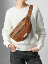 Le Sac Banane Orsel Waxed Rivedroite Marron waxed ORSELWAX-vue-porte