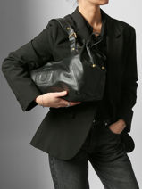 Sac Port paule Chiara Cuir Gerard darel Noir chiara DCS84420-vue-porte