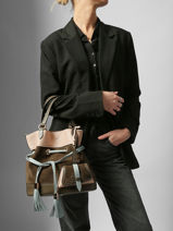 Sac Port Main Premier Flirt Cuir Lancel Multicolore premier flirt A13372-vue-porte