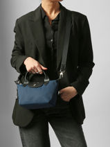 Longchamp Le pliage energy Sac port� main Bleu-vue-porte
