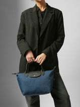 Longchamp Le pliage energy Sac port� main Bleu-vue-porte