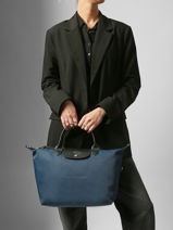 Longchamp Le pliage energy Sac port� main Bleu-vue-porte