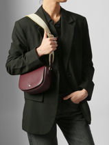 Longchamp Epure timeless Cross body tas Violet-vue-porte