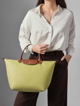 Longchamp Le pliage original Sac port� main Vert-vue-porte