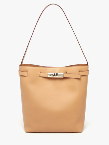 Longchamp Le roseau smart Besace Beige