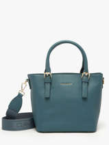 Sac � Main Saffiano David jones Bleu saffiano CM7220