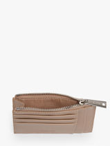 Portefeuille Paris Cuir Lancaster Beige paris pm 22-vue-porte