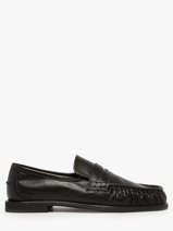 Mocassins Elmira Uit Leder Pavement Zwart women 24139