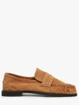 Mocassins Elmira En Cuir Pavement Marron women 2