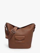 Sac Bandouli�re Maya Double Kba Lancaster Marron maya double kba 107