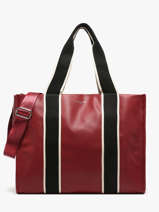 Sac Port� �paule A4 Miniprix Rouge wt new grained F6946