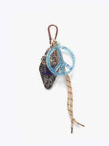 Bijoux De Sac Fifille club Bleu bandanas PEACE