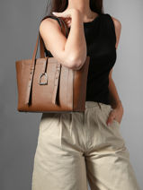 Sac Port� �paule Altesse Cuir Etrier Marron altesse EALT088S-vue-porte