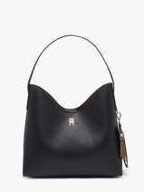 Schoudertas Th Icon Tommy hilfiger Zwart th icon AW18140