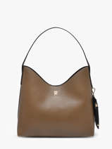 Sac Port� �paule Th Icon Tommy hilfiger Marron th icon AW18140