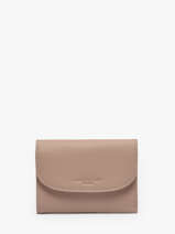 Portefeuille Leder Lancaster Beige paris pm 24