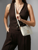 Cross Body Tas Torsade Leder Etrier Bruin torsade ETOS0142-vue-porte