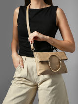 Cross Body Tas Tradition Leder Etrier Bruin tradition ETRA189M-vue-porte