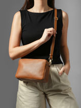 Sac Bandouli�re Tradition Cuir Etrier Marron tradition ETRA141M-vue-porte