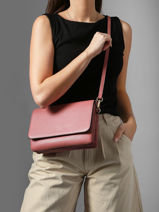 Cross Body Tas M Tradition Leder Etrier Roze tradition ETRA207M-vue-porte