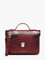 Cross Body Tas Croco Vernis Paul marius Rood croco vernis GEORGCRV