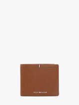 Portefeuille Corporate Leder Tommy hilfiger Groen corporate AM13969