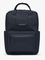 Bergen Pro - Sac � Dos Business 1 Compartiment + Pc 15" Kapten and son Bleu essential color PEC