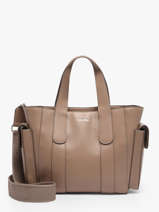 Sac Port� Main Signature Logo Strap Polyurethane Calvin klein jeans Beige signature logo strap 4F3290G