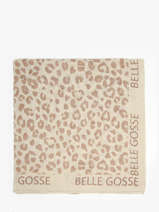 Foulard Sabri L�opard 90x90 Pieces Beige sabri 17164359
