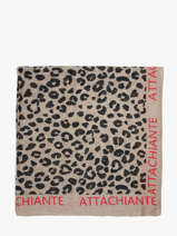 Sjaal Sabri Leopard 90x90 Pieces Bruin sabri 17164359