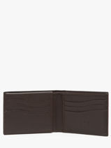 Portefeuille Caviar Cuir Crinkles Marron caviar 14074-vue-porte