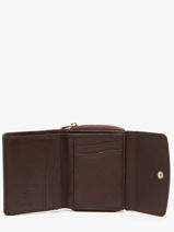 Portefeuille Caviar Leder Crinkles Bruin caviar 14201-vue-porte