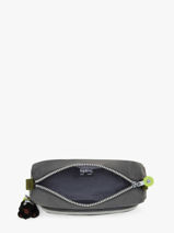 Pennenzak 2 Compartimenten Kipling Grijs back to school / pbg PBG09406-vue-porte