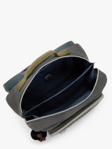 Boekentas 2 Compartimenten Kipling Grijs back to school / pbg PBG21092-vue-porte