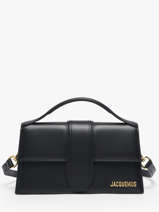 Sac Bandouli�re D'occasion Grand Bambino Cuir Jacquemus Noir second life 1566393