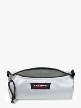 Pennenzak Benchmark Eastpak Zilver authentic K372-vue-porte