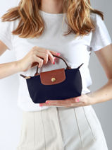 Longchamp Le pliage original Pochette Bleu-vue-porte