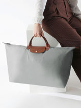 Longchamp Le pliage original Sac de voyage Gris-vue-porte