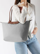 Longchamp Le pliage original Besace Gris-vue-porte