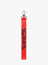 Porte Clefs Von dutch Rouge accessoires KEYRING2