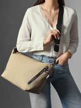 Longchamp Le pliage energy Cross body tas Beige-vue-porte