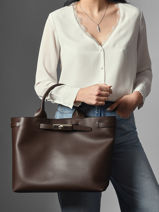 Longchamp Le smart Handtas Bruin-vue-porte