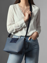 Cross Body Tas Maya Double Kba Lancaster Blauw maya double kba 105-vue-porte