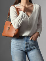 Schoudertas Milano Horizon Sophie Leder Lancaster Bruin milano horizon sophie 81-vue-porte