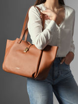 Sac Port� �paule Milano Horizon Sophie Cuir Lancaster Marron milano horizon sophie 83-vue-porte